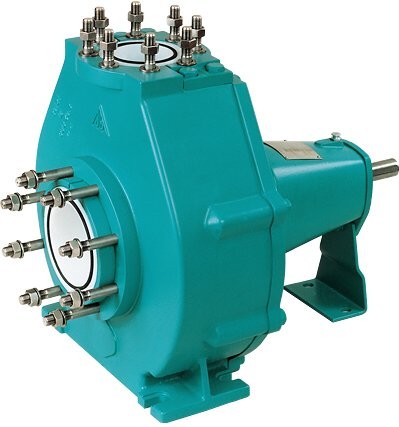 Standard chemical pump of plastic materials with magnetic drive  Type series NM (ISO 2858)