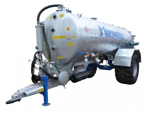 Slurry tanker with self-supporting construction PN-100/2 SPRUNG SINGLE-AXLE