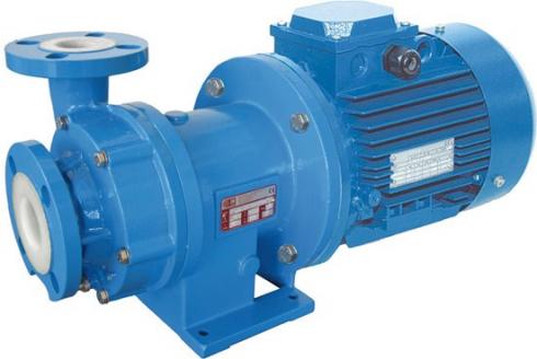 Watertight PFA Lined centrifugal pump with permanent magnet drive system of C MAG-PL