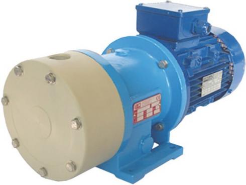 Watertight PP and PVDF peripheral pump with permanent magnet drive system of T MAG-P series