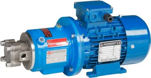 Metal watertight sliding vane pump with permanent magnet drive system of V IN LINE series
